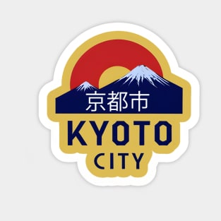 Nostalgic Kyoto: Vintage Charm T-Shirt Sticker